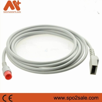 Datascope To Utah IBP Transducer Cable For Passport V, V12, V21, V-Series