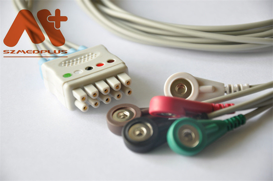 GE Healthcare Marquette ECG Patient Cable 5 Lead Snap 411202-001