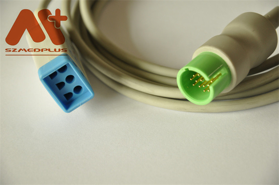 Cáp điện tâm đồ 3 đầu tương thích Spacelabs - 700-0008-08