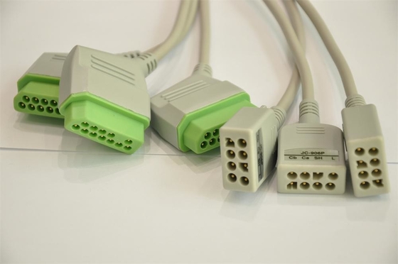 Cáp điện tâm đồ tương thích Nihon Kohden 6 dây dẫn JC-906PA