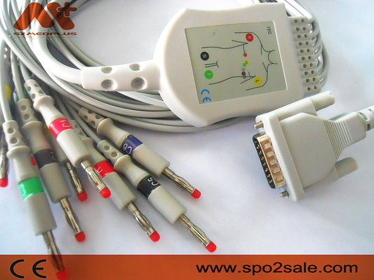 2.400095 EKG Cable Schiller ECG Cable IEC Banana 4.0 cho AT1, AT2, AT4
