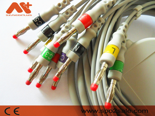 2.400095 EKG Cable Schiller ECG Cable IEC Banana 4.0 cho AT1, AT2, AT4