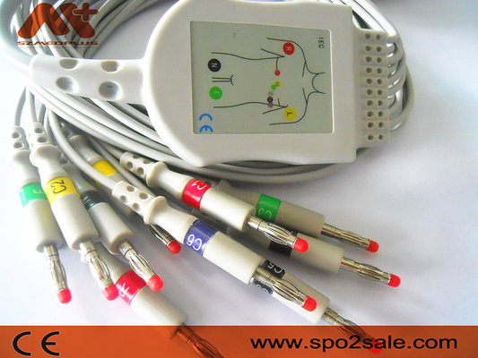 2.400095 EKG Cable Schiller ECG Cable IEC Banana 4.0 cho AT1, AT2, AT4