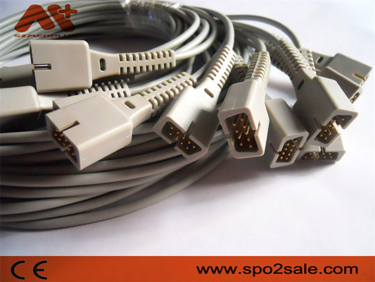 Cáp mở rộng CE Nellcor Cáp đúc Nellcor Oximax Spo2