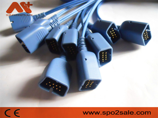 Phụ kiện màn hình bệnh nhân DB9 Cáp 14 chân Nihon Kohden Spo2