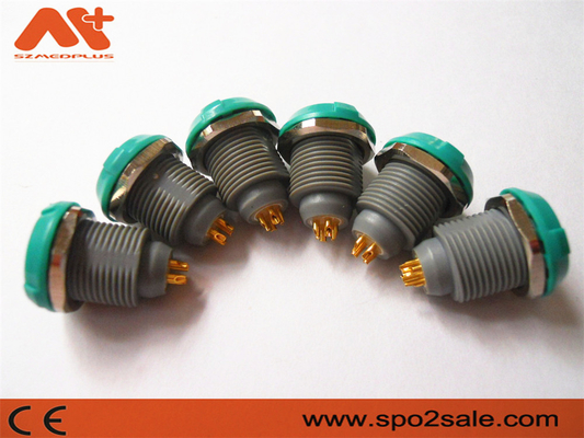 (G51M08-P04LJG0-0080) 1P kéo đẩy 4 chân Ổ cắm bằng nhựa, bằng nhựa, Màu xanh lá cây