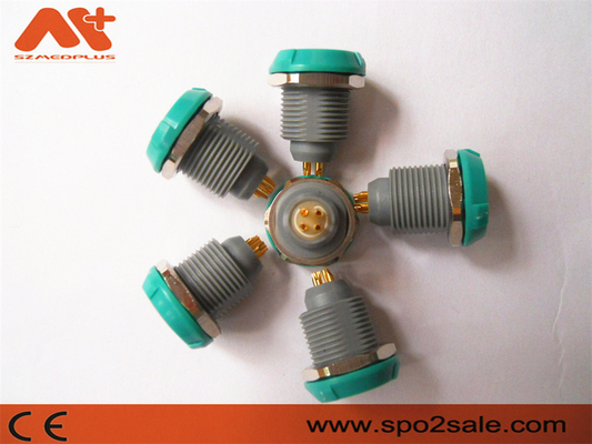(G51M08-P04LJG0-0080) 1P kéo đẩy 4 chân Ổ cắm bằng nhựa, bằng nhựa, Màu xanh lá cây