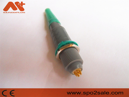 (G51M08-P04LJG0-0080) 1P kéo đẩy 4 chân Ổ cắm bằng nhựa, bằng nhựa, Màu xanh lá cây