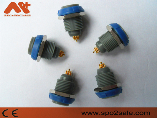 (G51M07-P05LJG0-0060) 1P kéo đẩy 5 chân một rãnh Ổ cắm bằng nhựa, bằng nhựa, Màu xanh lam