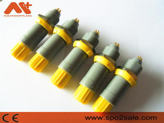 (G51MC7-P08LFD0-0040) Ổ cắm nhựa 8 chân kéo đẩy 1P, Vỏ Xám, Vàng, phím 60 kép