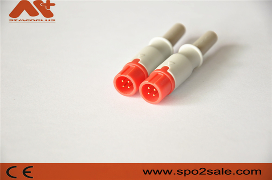 Phụ kiện đầu nối IBP tương thích cho cáp bộ chuyển đổi Biolight IBP với 4 chân màu đỏ