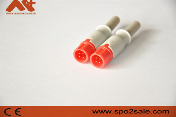 Phụ kiện đầu nối IBP tương thích cho cáp bộ chuyển đổi Biolight IBP với 4 chân màu đỏ