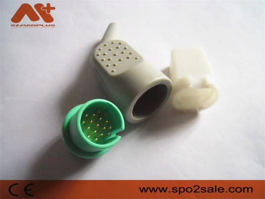 Đầu nối ECG / EKG tương thích Cáp Spacelabs ECG / EKG với màu xanh lục 17 chân