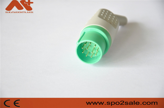 11pin Green Medical ECG Connector tương thích với Nihon Kohden Monitor