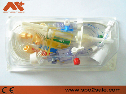 P01733 Bộ chuyển đổi áp suất IBP Đầu nối hướng thẳng dùng một lần Ống đơn