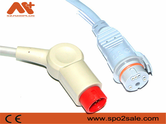 Cáp BD IBP màu xám 001C-30-70757 Cáp 12 chân Mindray được sử dụng Màn hình bệnh nhân