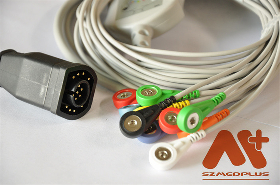 Điện tâm đồ Cáp điện tâm đồ Cáp Zoll 12 Dây dẫn cho Sê-ri Zoll E, Sê-ri M