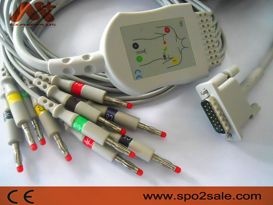 Cáp TPU Philips ECG cho M2461A, M3702C, 989803107711, 989803175901