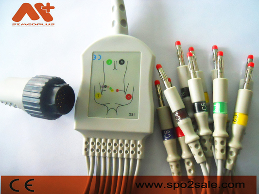 Cáp Kenz PC-104 EKG Cáp 16 chân cho Kanz 103, 106, 107, 1201, 302, 303