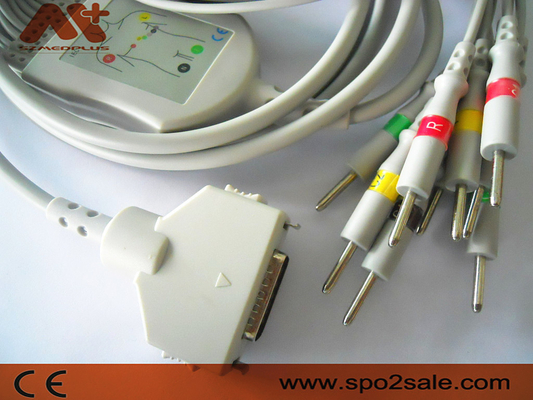 Cáp màn hình bệnh nhân Fukuda Denshi Ecg Cords CP-104L Din 3.0