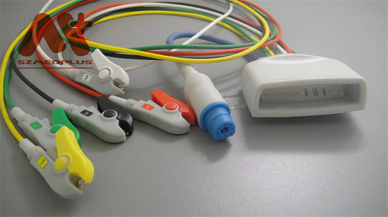 Cáp Holter đo từ xa điện tâm đồ 5 đầu lấy dây Spo2 Philips 989803171851