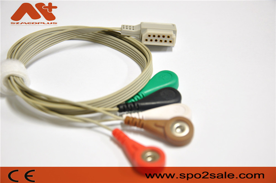 11 Pin Telemetry 5 Cáp điện tâm đồ Philips M4725A Máy ghi Holter đã qua sử dụng