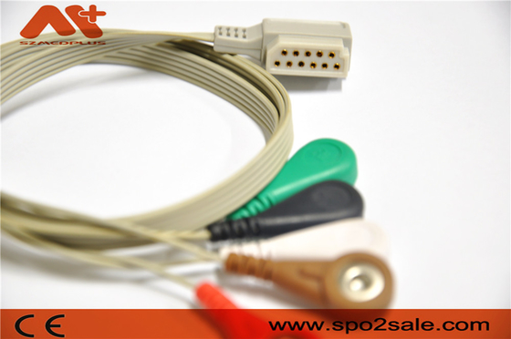11 Pin Telemetry 5 Cáp điện tâm đồ Philips M4725A Máy ghi Holter đã qua sử dụng