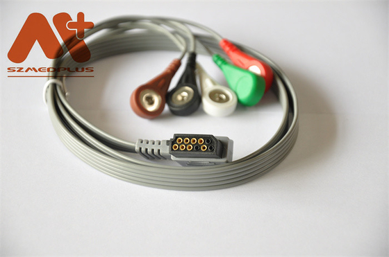 Cáp Holter ECG tương thích của Philips 989803157491 5 Chốt kẹp