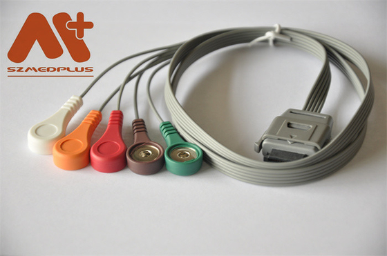 Dụng cụ y sinh Cáp Holter Cáp BI ECG 5 Chốt dẫn C07-12-12