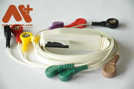 Cáp điện tâm đồ Mortara 10 dây IEC - 9293-017-50 cho máy ghi Holter