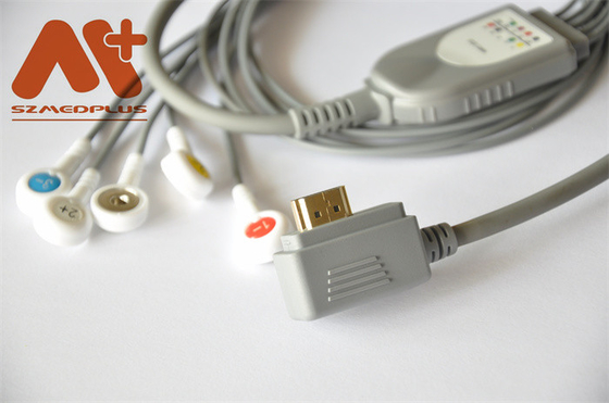 Cáp điện tâm đồ 5 dây dẫn tương thích cho hệ thống ghi Holter thông minh Voles & Hills