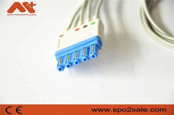 Máy đo oxy xung Philips M1968A AHA Clip ECG Cable 5 Lead 3ft
