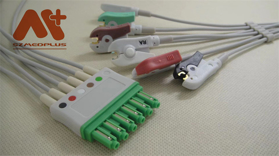 Draeger Kẹp dây dẫn 6 dây dẫn điện tâm đồ tương thích Draeger - MS16547