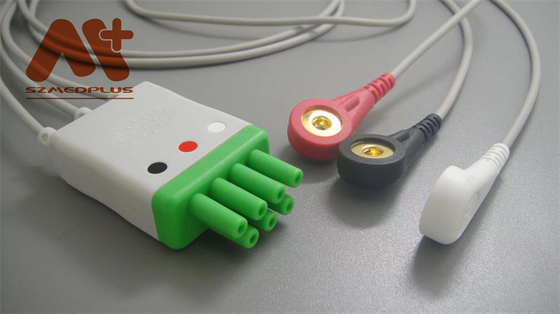 Mindray> Datascope Tương thích 3 dây dẫn điện tâm đồ đo từ xa ECG - 115-004867-00