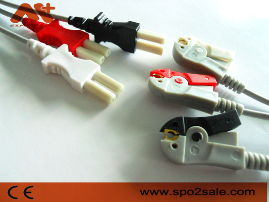 Spacelabs Tương thích 3 kẹp chì ECG Leadwire - 700-0006-00