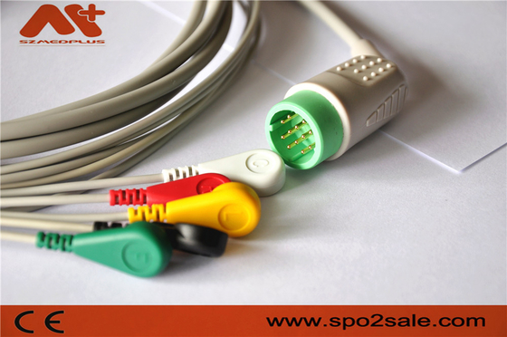Stryker> MEDTRONI> Physio Control Cáp điện tâm đồ kết nối trực tiếp 5 đầu chụp tương thích - 11110-000066