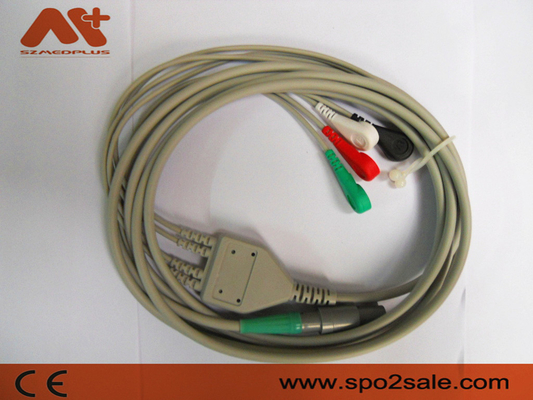 Petas 165R, 260R, 300, K-250, KMA160R Cáp điện tâm đồ kết nối trực tiếp 4 chì Snap tương thích