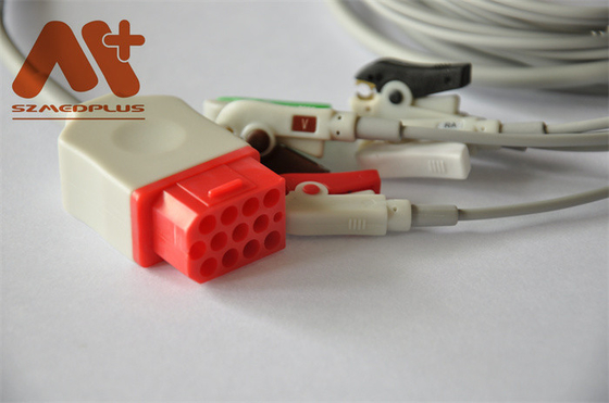 Cáp điện tâm đồ 5 đầu kết nối trực tiếp tương thích Bionet BM5