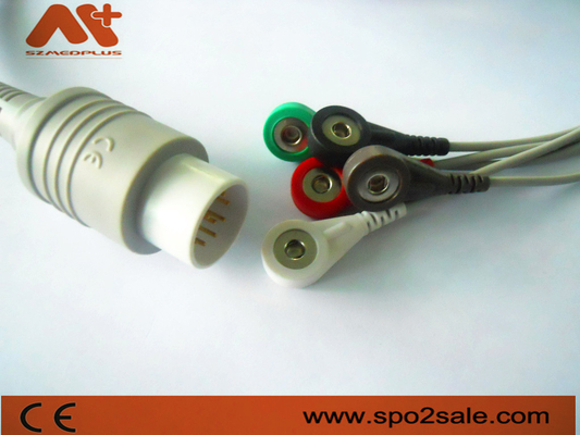 5 Dây cáp theo dõi bệnh nhân chụp dây Nihon Kohden 11 Pin ECG