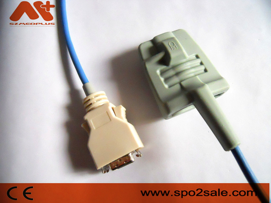 2652 Cảm biến Spo2 có thể tái sử dụng dành cho người lớn Đầu mềm szmedplus Cảm biến có thể tái sử dụng 14 chân