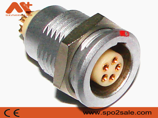 Đầu nối thiết bị y tế Spo2 EGG.1B.305 Ổ cắm kim loại 1B 5 chân