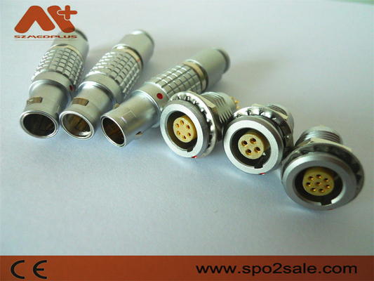 Đồng vàng mạ cáp y tế kết nối kim loại 1B 2pin 4pin 5pin 6pin kết nối