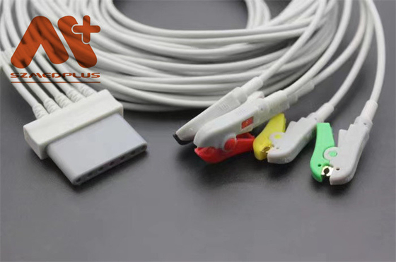 Cáp IEC Holter Cáp Schiller Lux 5 chì ECG có dây dẫn