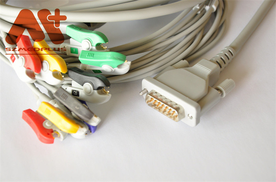 cáp TPU IEC AHA EKG an toàn cho máy điện tâm đồ EDAN SE 601