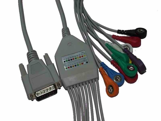 Cardiomaq 10 Cáp ECG chì cho máy EKG 100H 300H 600H 1200H