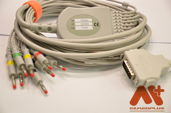 Cáp màn hình bệnh nhân Fukuda Denshi Ecg Cords CP-104L Din 3.0